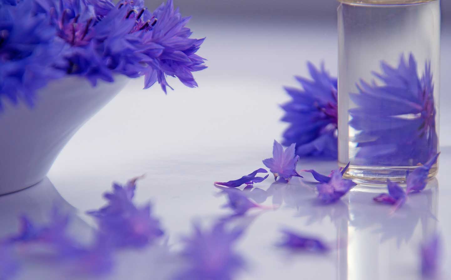 Relaxing lavender massage oil