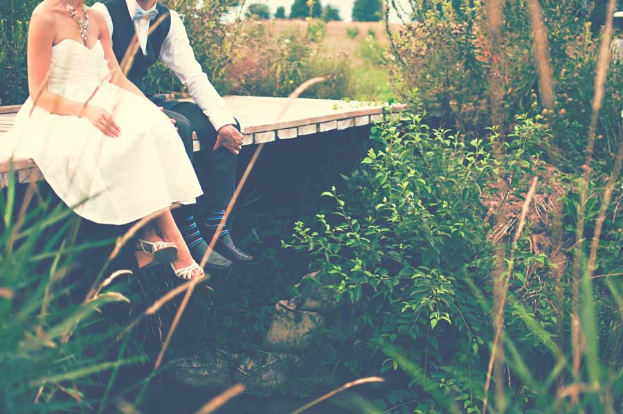 Couple together sitting