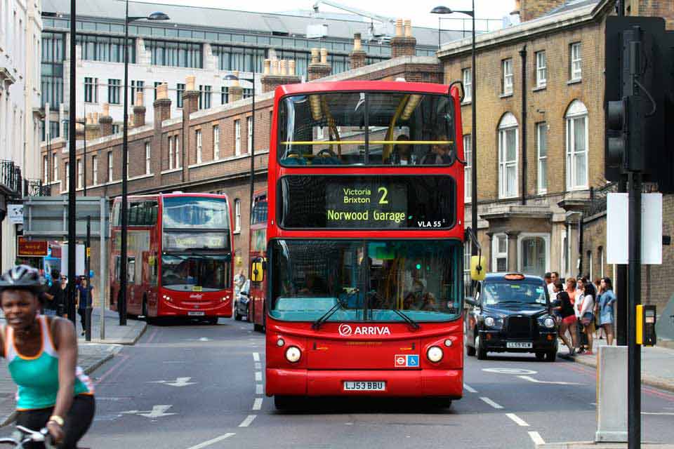 Typical street in London