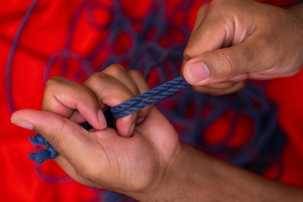 Bondage massage techniques